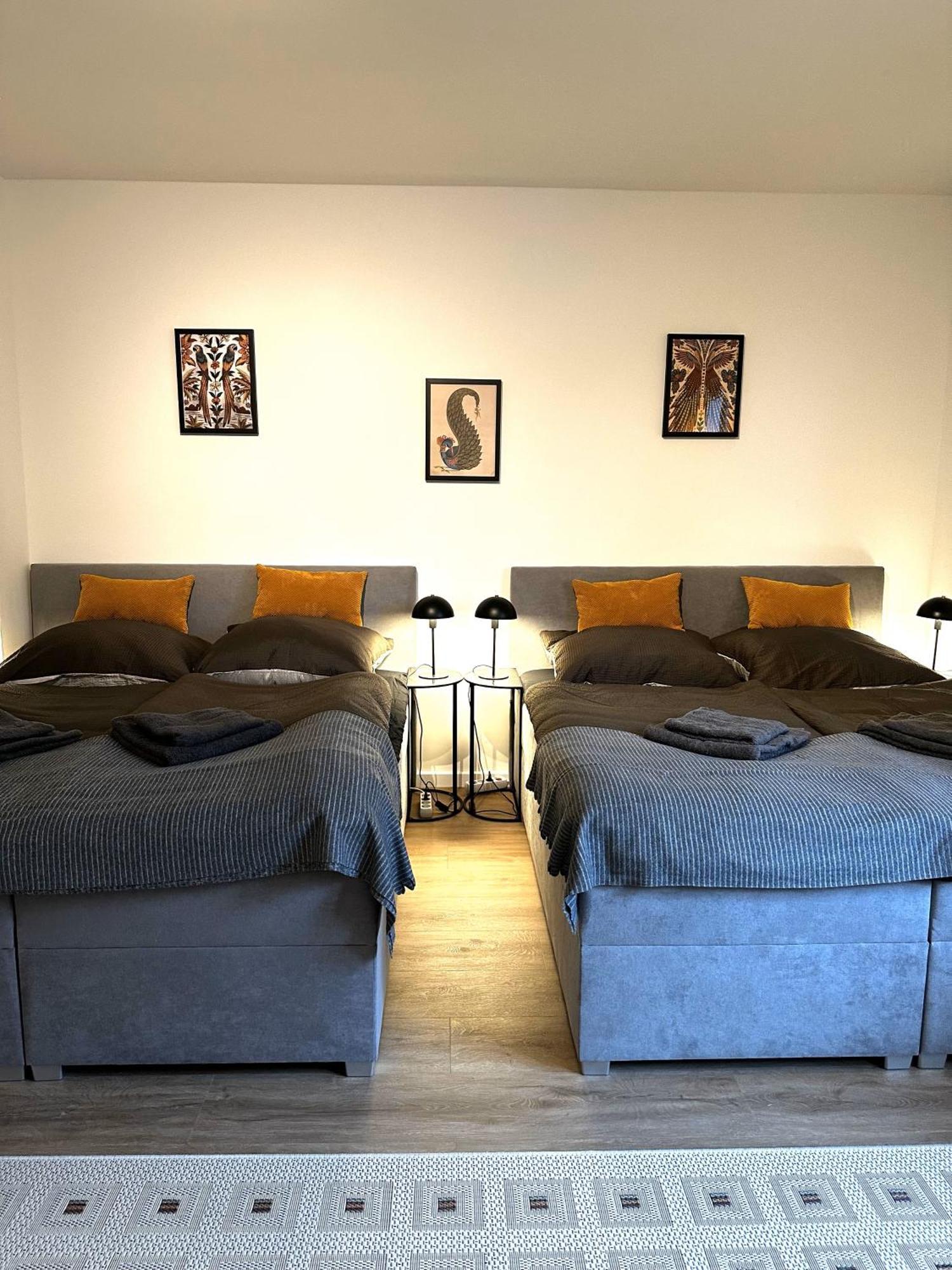 Rtr Essen - Fuer Bis Zu 8 Personen - Voll Ausgestattet - Zentral Limbecker Platz - Messe - Uniklinikum - Smart Tv - Modern 아파트 외부 사진