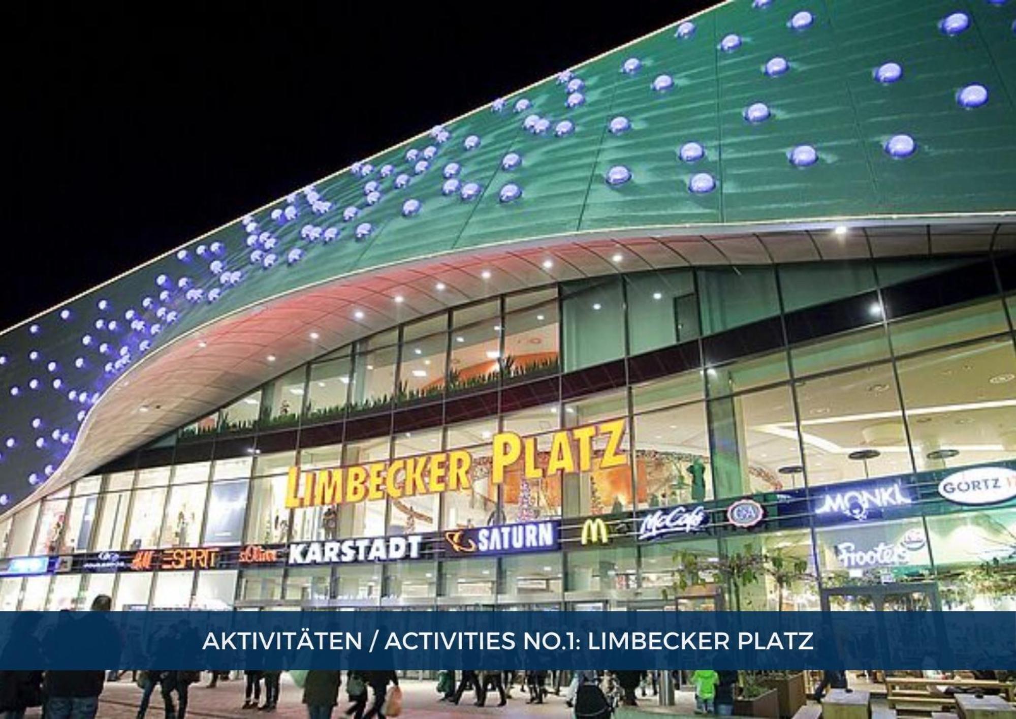Rtr Essen - Fuer Bis Zu 8 Personen - Voll Ausgestattet - Zentral Limbecker Platz - Messe - Uniklinikum - Smart Tv - Modern 아파트 외부 사진